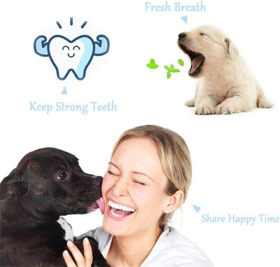 3-Sided Dog Toothbrush 2-Pack