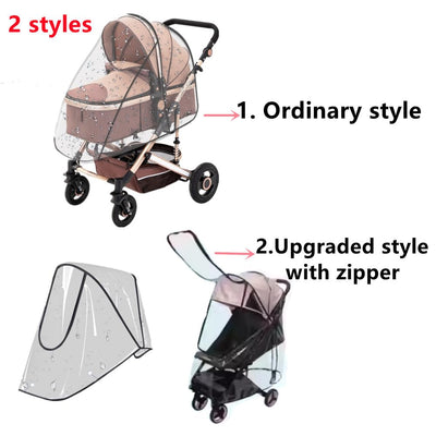 Universal Dog Stroller Rain Cover For All-Weather