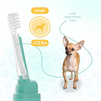 Silent Electric Dog Toothbrush for Small Dogs