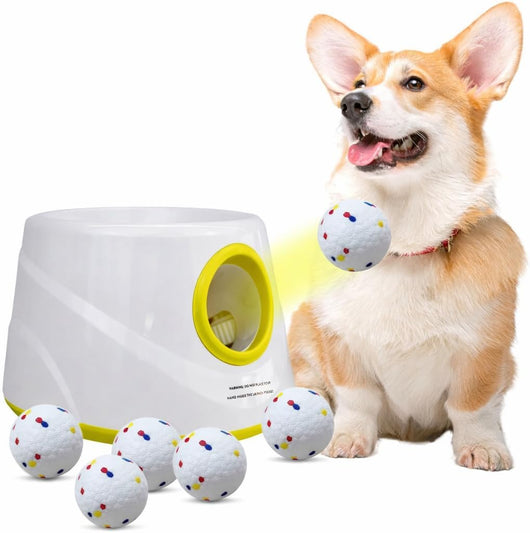 Automatic Dog Ball Launcher | USB Rechargeable Fetch Toy