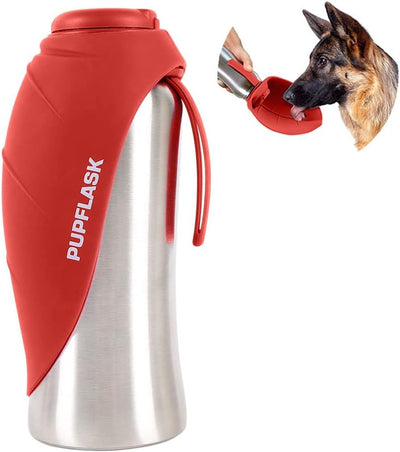 Portable Dog Water Bottle & Travel Bowl