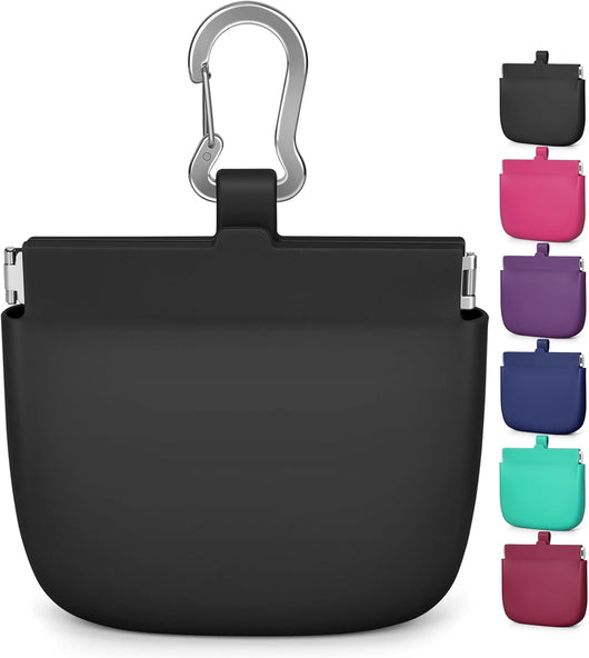 Waterproof Treat Bag rinsed clean beneath running water