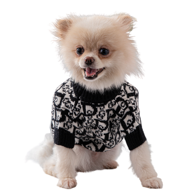 DD  Black Bubbly Sweater