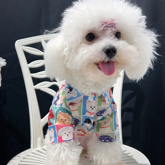 Pet Dog Sketchy Clothes