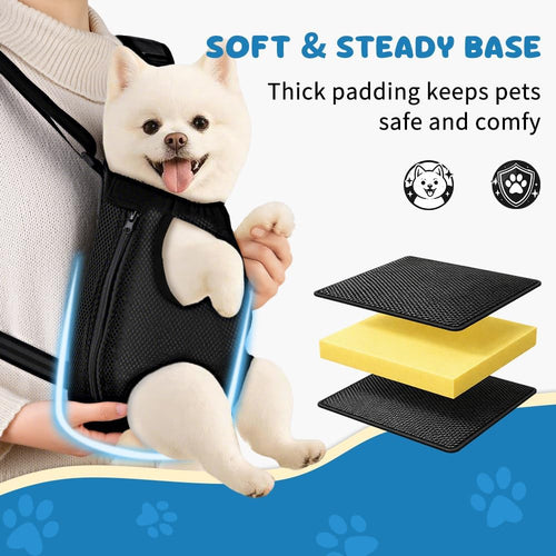 Front Pet Carrier for Small Dogs | Hands-Free Travel Bag