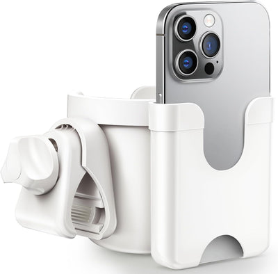 2-in-1 Stroller Cup Holder With Phone Holder