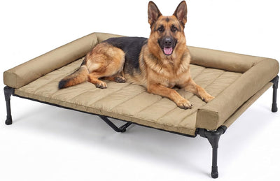 Veehoo Cooling Dog Mat With Bolster Cushion