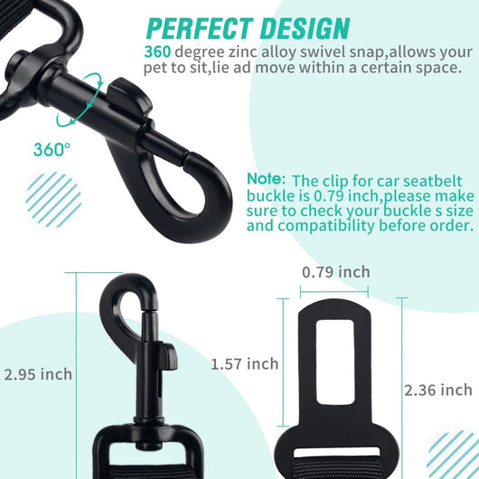 Heavy Duty Dog Car Seat Belt Safety Harness