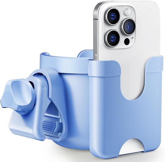 2-in-1 Stroller Cup Holder With Phone Holder