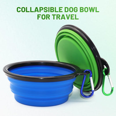 Collapsible Dog Bowls 2-Pack Portable