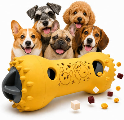 Interactive Treat Dispensing Roller for Bored Dogs