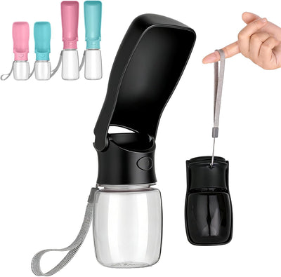Foldable Dog Water Bottle with Travel Cup