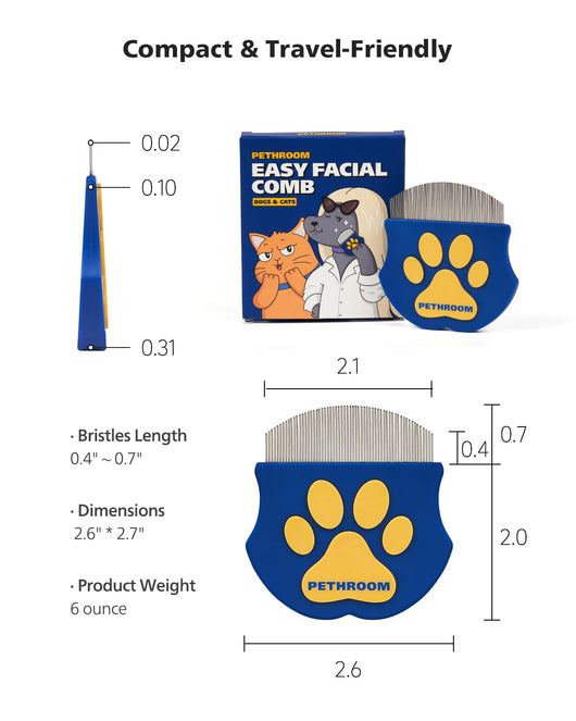 Gentle Puppy Eye Comb For Tear Stain Cleaning
