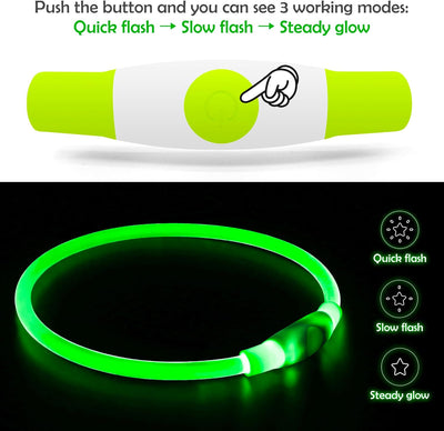 LED Light Up Dog Collar