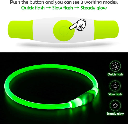 LED Light Up Dog Collar
