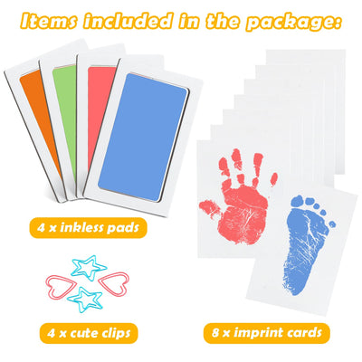 Inkless Hand Footprint Kit For Baby Pets
