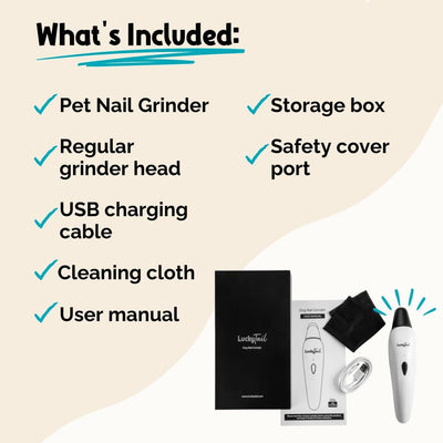 Silent LED Dog Nail Grinder