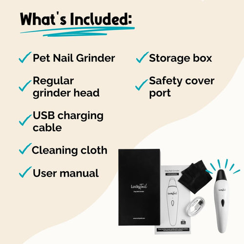 Silent LED Dog Nail Grinder