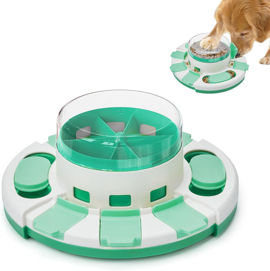 Interactive Dog Puzzle Feeder for Slower Eating