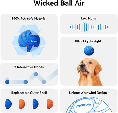 Cheerble Wicked Ball AIR Smart Dog Toy
