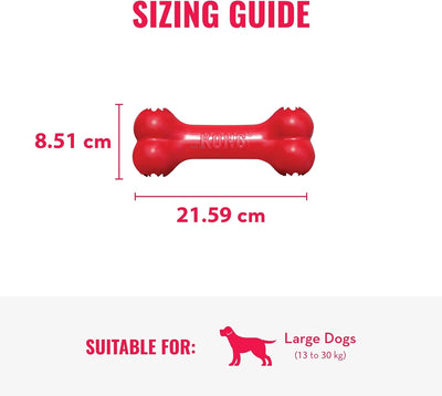 Durable Treat Dispensing Rubber Bone for Dogs