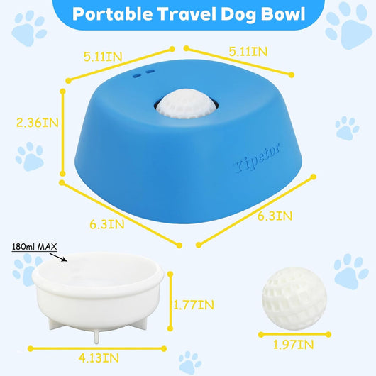 Slow Feeder Lick Bowl for Mess-Free Enrichment