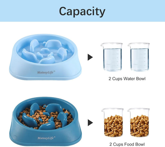 Slow Feeder Puppy Bowl For Healthy Eating Habits