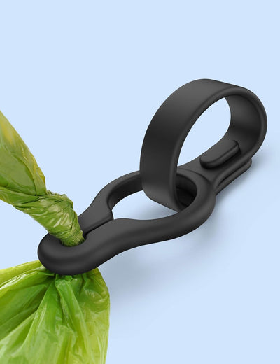 Hands-Free Dog Poop Bag Holder Leash Carrier