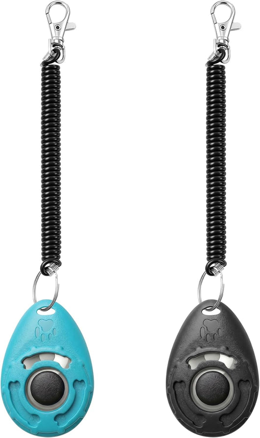 Dual Dog Training Clickers for Faster Learning
