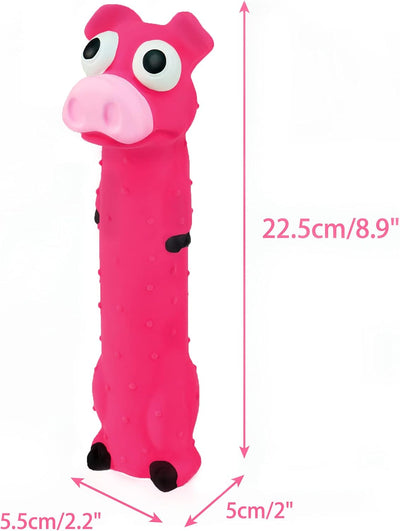 Squeaky Latex Dog Toys 3-Pack