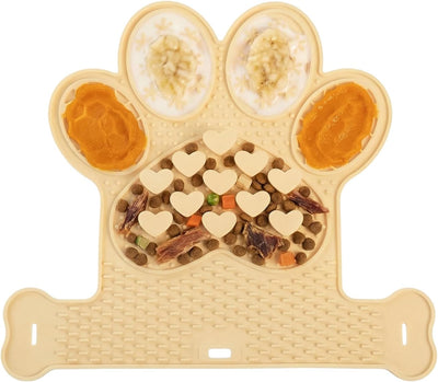 Puppy Lick Mat For Calmer Mess-Free Feeding