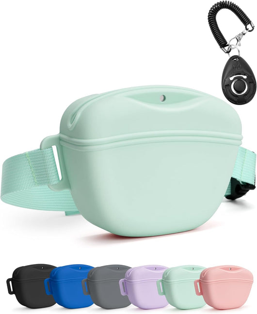 Pro-Grade Silicone Dog Treat Pouch Training Kit
