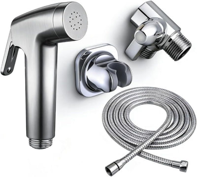 Dog shower attachment with handheld sprayer