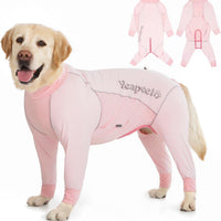 Big Dog Breathable Dog Jumpsuit I Pink