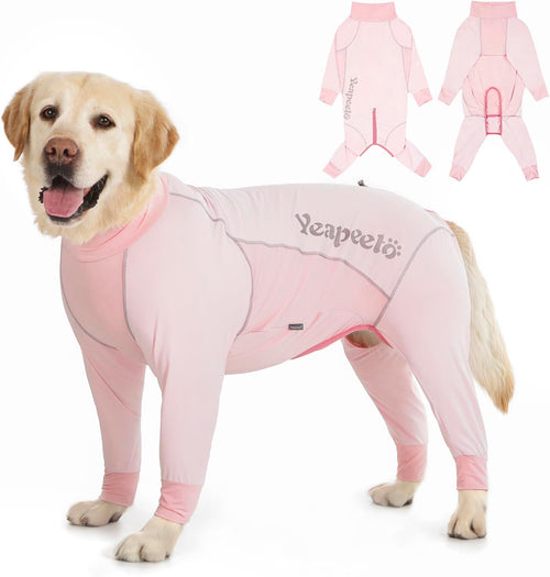 Big Dog Breathable Dog Jumpsuit I Pink