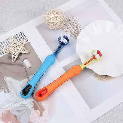 3-Sided Dog Toothbrush 2-Pack