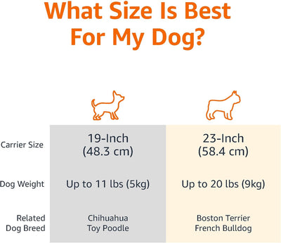 Portable Hard-Sided Dog Travel Carrier