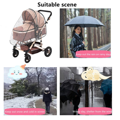 Universal Dog Stroller Rain Cover For All-Weather
