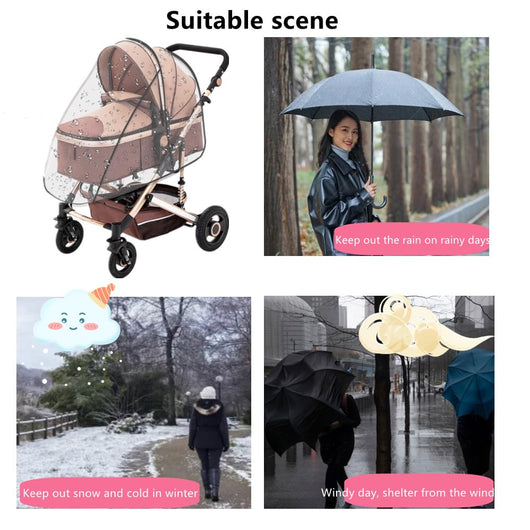 Universal Dog Stroller Rain Cover For All-Weather