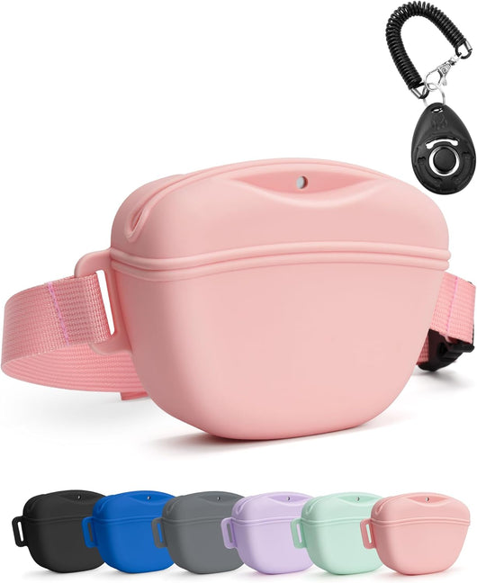 Pro-Grade Silicone Dog Treat Pouch Training Kit