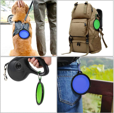 Collapsible Dog Bowls 2-Pack Portable