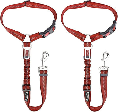 Adjustable Reflective Dog Car Safety Seat Belt Harness