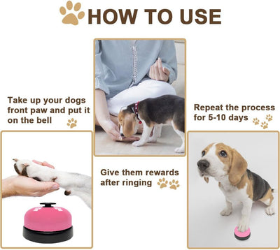 Adjustable Two-Pack Puppy Potty Training Doorbell Set