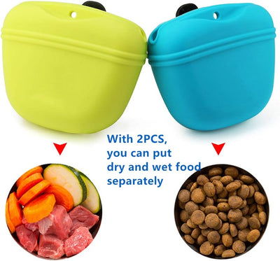 Treat Bag Two-Pack One-Handed Rewards For Dogs