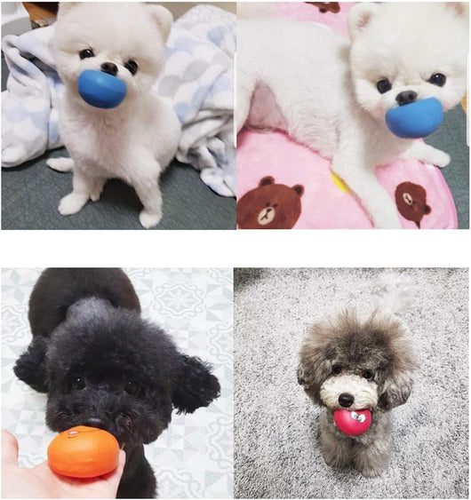 Squeaky Smile Balls for Small Dogs