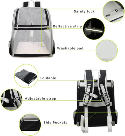 Breathable Pet Carrier Backpack for Small Dogs