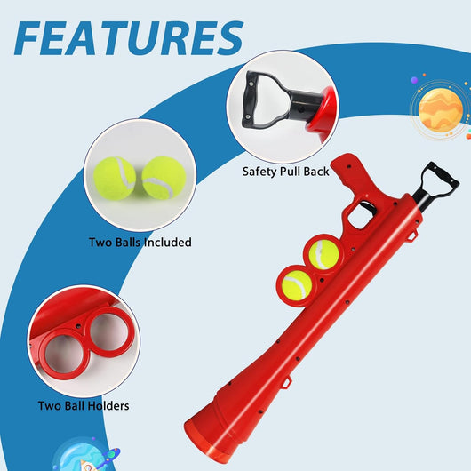 Dog Ball Launcher With Shoulder Strap