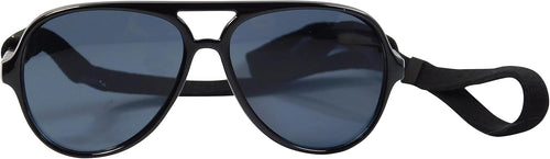 Medium Dog Aviator Sunglasses Costume Black