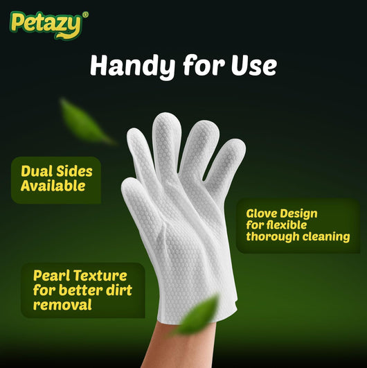 Petazy Hypoallergenic Pet Glove Wipes