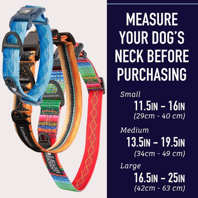 Reflective Patterned Dog Collar Large